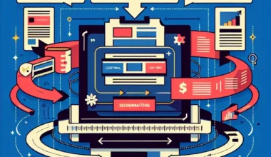 Alt text: "Content creator transforming horizontal graphics into vertical formats using design tools, illustrating techniques for adapting content for various platforms."