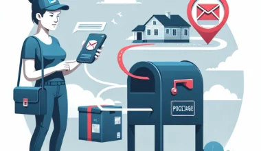 "US Postal Service trialing SMS status codes for secure package redirection, showcasing innovative technology in logistics and delivery services."