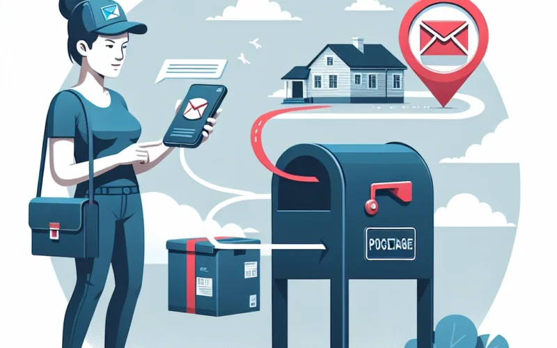 "US Postal Service trialing SMS status codes for secure package redirection, showcasing innovative technology in logistics and delivery services."