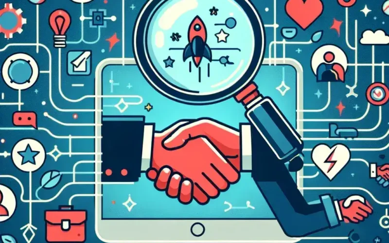 "Screenshot of a computer screen displaying a web scraping tool extracting data from startup directories, illustrating techniques for effective business outreach in 'The Ultimate Guide to Scraping Startup Directories.'"